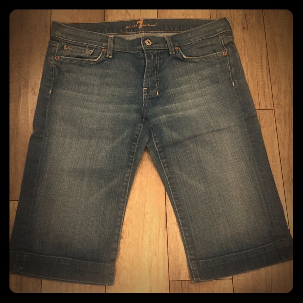7 For All Mankind Dojo Capri/Bermuda Short Jean